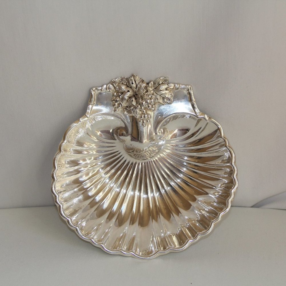 Vintage Reed & Barton Silver-Plated Shell Bowl